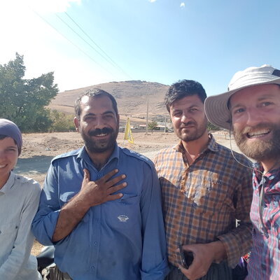 Freundliche LKW-Fahrer in Kurdistan
