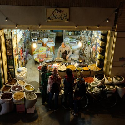 Ein Laden in Isfahan