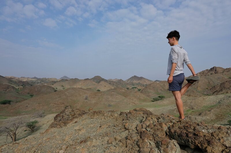Erste Eindrücke der faszinierenden Landschaft im Oman