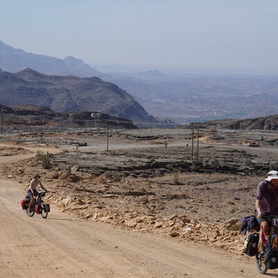Anstieg zum Jebel Shams